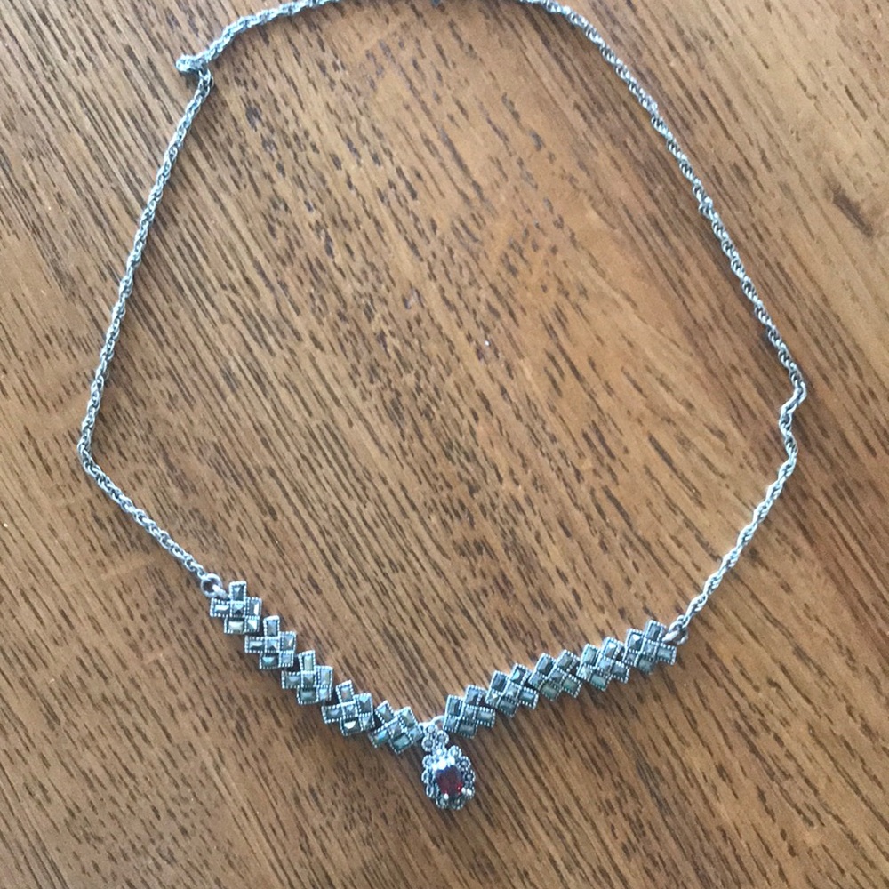 Marcasite necklace